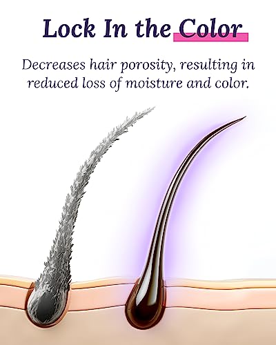 Keranique Keratin Amino Complex Color Boost Scalp Revitalizing Shampoo for Treated Hair, 8 oz - Sulfate, Paraben, Dye Free, Protects Cuticle, Prevents Fade, Moisturizing, Unisex