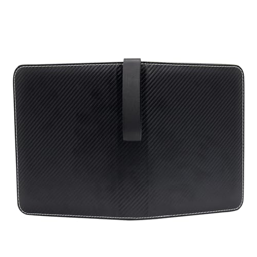 MaoKea Card Binder For Card 4-Pocket Sleeves with 440 Cards Holder,Game Collection Binder Card Holder Of Fit for TCGcard album,game card Yugioh Trading Sports Cards (Purple and black)