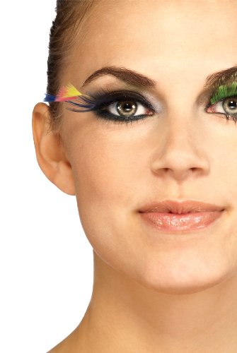 Rubies Colorful Eyelashes and Adhesive