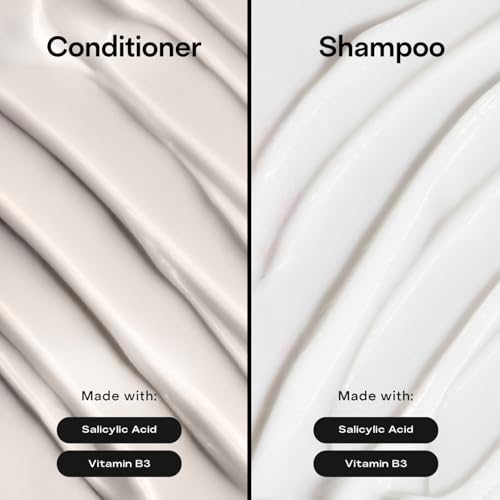 SheaMoisture Anti-Dandruff Shampoo & Conditioner – Apple Cider Vinegar, Shea Butter, 3% Salicylic Acid for Itchy Scalp Relief, 13 Oz Ea