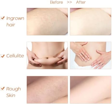 Dry Brushing Body Brush-Stiff Sisal Bristles Dry Skin Brush,Exfoliating Massage Brush for Cellulite and Lymphatic,Improve Circulation,Stop Ingrown Hairs,Reduce Acne,Soften Skin