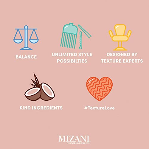 MIZANI Scalp Care Dandruff Shampoo - Cleanses Hair & Scalp, For Curly Hair