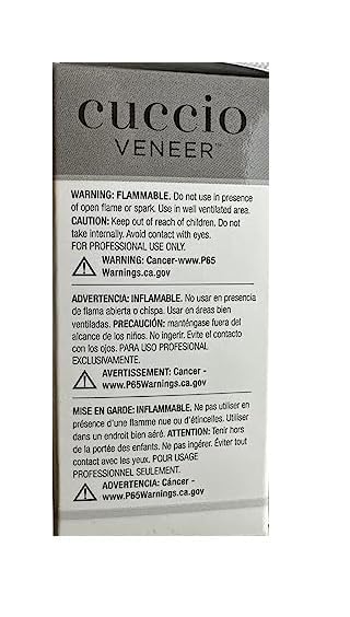 Cuccio Veneer Treatment Pack – Complete LED/UV Gel Polish System, Includes Prep, Fuse, Base, and Top Coat, 13 mL Each