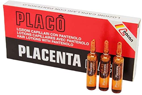 12 x10 ml Vials Placenta Placo Intensive Revitalizing Treatment Against Hair Loss