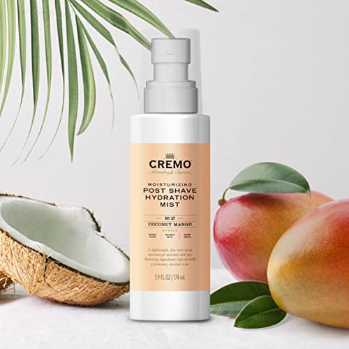 Cremo Post Shave - Coconut Mango, Hydration Mist for Women, 5.9 oz