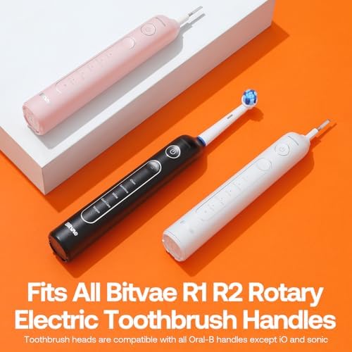 Replacement Toothbrush Heads | Compatible with All Oral-B Braun Handles (Except iO and Sonic) | Electric Toothbrush Round Brush Heads Refill Pro 500/1000/1500/3000/3757/5000/7000/7500/8000/R2, 5 Count