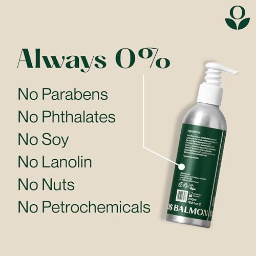 Balmonds Hydrating Body Oil - 100% Natural Skin Oil For Dry & Sensitive Skin, Fragrance Free & Made With Chamomile & Lavender, Vegan & Cruelty Free (6.8 oz)