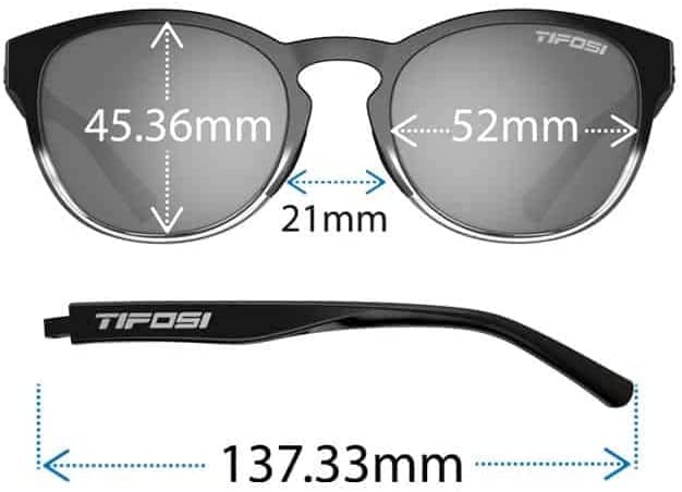 Tifosi Optics Svago Onyx Fade Frame Smoke Lens One Size