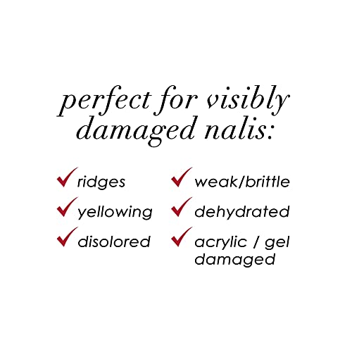 Dermelect Makeover Ridge Filler - Award-Winning Nail Treatment, Strengthens, Moisturizes, Conceals Imperfections, Keratin & Peptide Enriched, For Healthy, Smooth Nails 0.4 oz