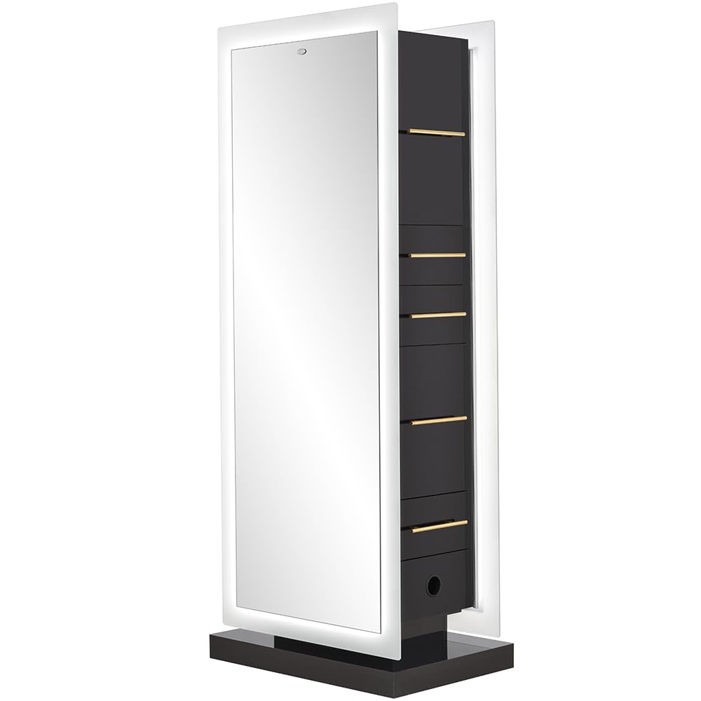 Beauty Salon Led Lighting Double-Sided Styling Station Salon Mirror Lighted Make-Up Station Magic Double