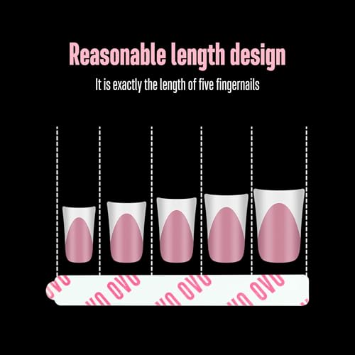 360 pcs EASY TEAR Adhesive Tabs for Press on Nails Display, Clear Removable Double Sided Gel Glue Mounting Sticky Tape for Nail Art/Packaging/Storage/Practice/Supplies 30 pc x 12 sheets