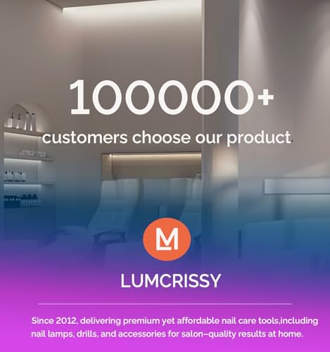 Professional Nail Drill, Lumcrissy 35000RPM Professional Nail File Machine, Rechargeable Efile for Acrylic Gel Nails with Ceramic Drill Bits Set& Sanding Bands for Manicure Salon Home Use