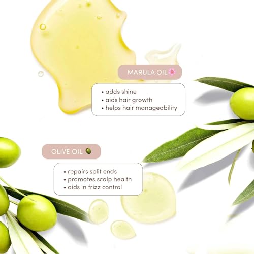 MIZANI True Textures Moisture Replenish Shampoo For Curly Hair - Smooths & Hydrates With Coconut Oil, Sulfate & Paraben-Free