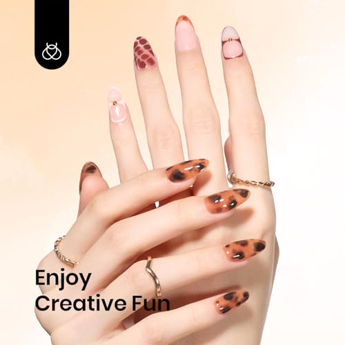 Beetles Nail Blooming Gel: 2 Pcs 15ml Clear Uv Led Blooming Gel Nail Polish for Spreading Effect Blossom Marble Natural Stone Watercolor Floral Print Soak off Nail Diy Design