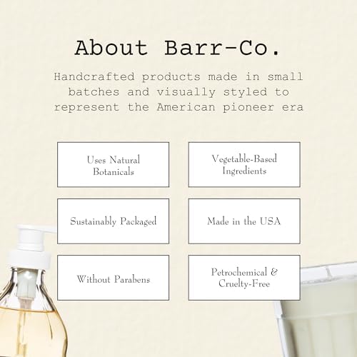 Barr-Co. Original Scent Fine Hand Made Bath Salts, Vanilla Coconut Bath Salts with Oatmeal and Vetiver, Relaxing Bath Products for Women & Men, 32 oz