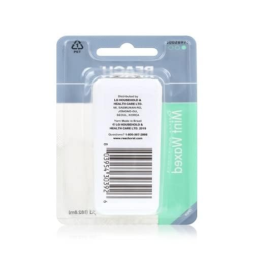 Reach Mint Waxed Floss, 200 Yd (Pack of 3)