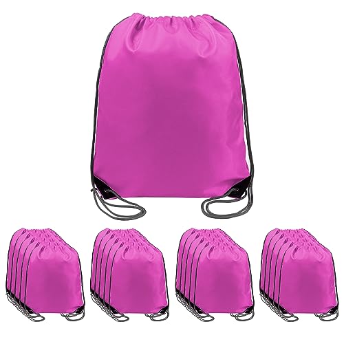 BeeGreen 20 pieces Wholesale Ceris Drawstring Backpack Bags Cinch Bags Bulk Heavy Duty String Backpack Machine Washable Lightweight Sackpack Outdoor Sport Bags for Men Women