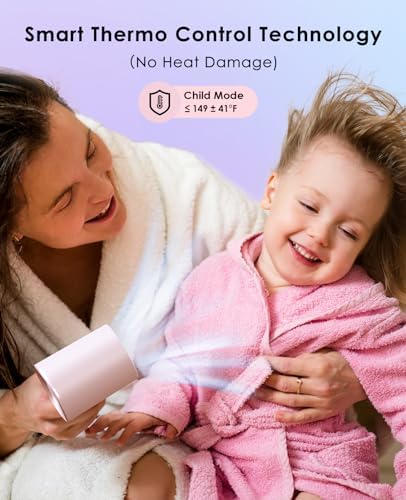 Hair Dryer, Negative Ionic Hair Dryers, High-Speed Blow Dryer with 110, 000 RPM Brushless Motor, Fast Drying Lightweight Travel Hairdryer, Low Noise Home Hair Dryer with Smooth Nozzle