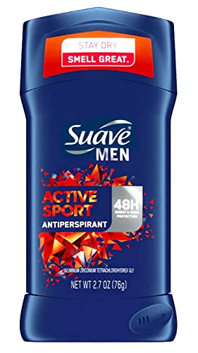 Suave Deodorant 2.7 Ounce Men Energizing Sport Bergamot/Wood