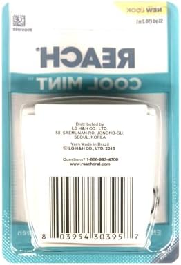 REACH Dental Floss, Cool Mint 55 yds (Pack of 4)