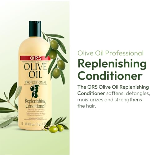 ORS Olive Oil Professional Replenishing Conditioner 33.8 Ounce (Pack of 1)