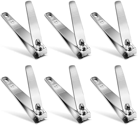 30 Pack Fingernail Clipper Toenail Clippers Pack, Stainless Steel Small Nail Clippers in Bulk,Portable Travel Fingernails for Men Women Homeless Care Package Supplies Bulk