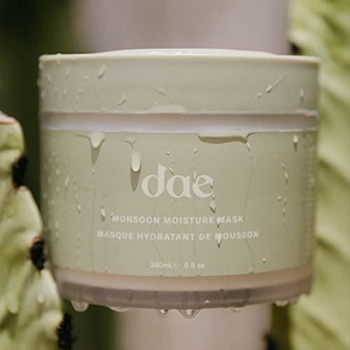 DAE Monsoon Moisture Mask - Intense Hydration, Leaves Hair Glossy & Smooth, Strengthens Elasticity, Helps Prevent Damage (8 oz)