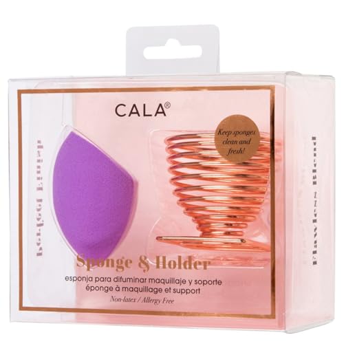 Cala Purple slant sponge & holder