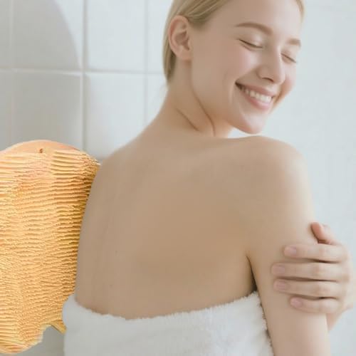 Shower Foot Scrubber Back Washer Mat, 2025 New Foot Back Cleaning Pad with Non-Slip Suction Cups, Back Exfoliating Bath Wash Pad for Women and Men (Blue)