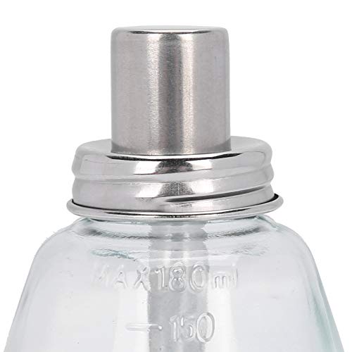 Nail Art Remover 180Ml Press Bottle, Water Dispenser Shoe Shine Gel Pump Type Liquid Empty Polish Refillable Bottle Container Manicure Accessory Liquid Water Dispenser