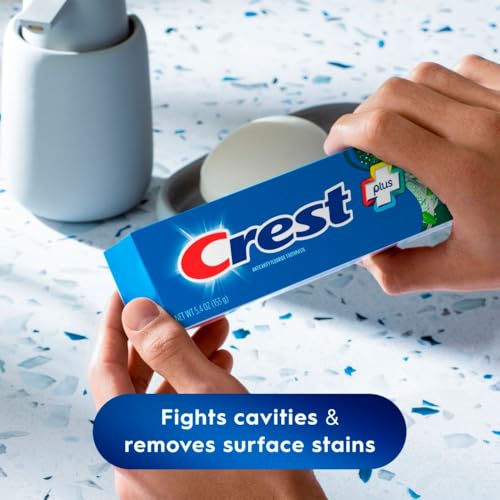 Crest Complete Whitening + Scope, Long Lasting Mint Toothpaste, Triple Pack (3 Count of 5.4 oz Tubes), 16.2 oz