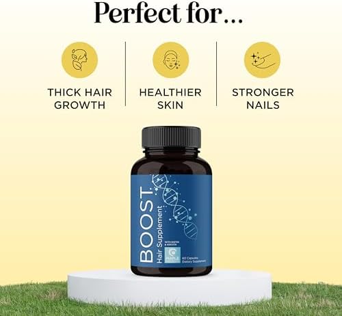 Biotin 10000mcg and Collagen Supplement - Hair Growth Supplement with Saw Palmetto for Women & Men - Horsetail Biotin Collagen Keratin and More DHT Blocker Hair Growth Vitamins for Women & Men 1 Month