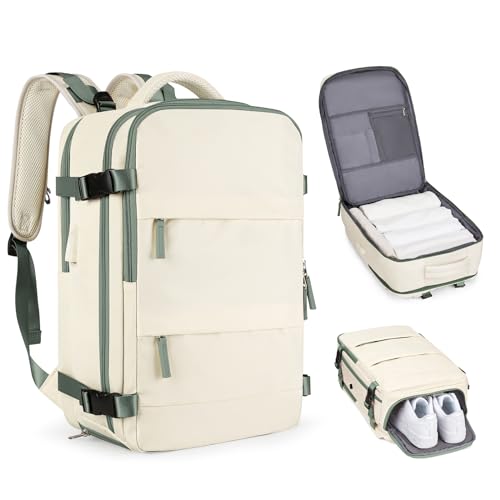coofay Large Travel Backpack For Women Men Airline Approved Carry On Backpack Flight Approved Waterproof Sports Luggage Backpack Casual Daypack Hiking Backpack