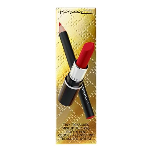 MAC Tiny Treasures Mini Lip Duo, Red, 2 Piece Set