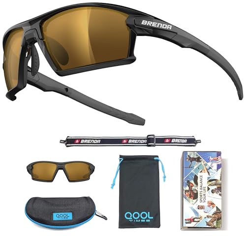 QOOL TIMES Living out your Polarized Q5X sports Sunglasses for Women Men, Fishing Volleyball Driving Cycling Sailing Boating