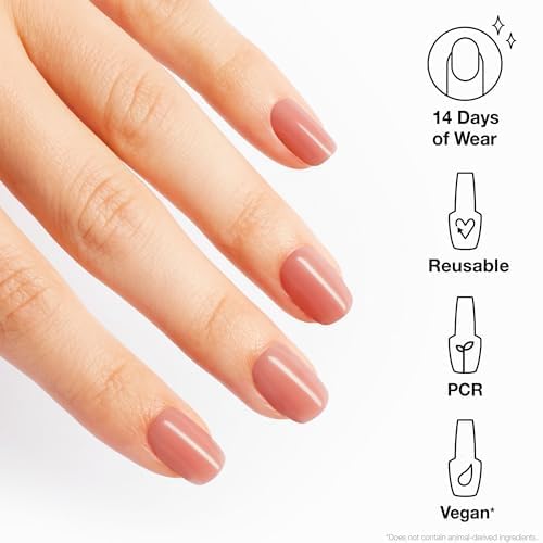 OPI xPRESS/ON Press on Nails | Short Round Classic, Long Almond & Coffin Shape Press-On Professional Nail Art Kit