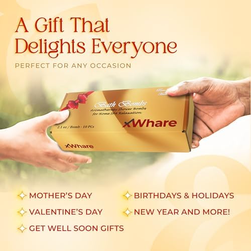 15 XXL Bath Bombs for Women Relaxing - Handmade Kids Bath Bomb Set with Shea, Coco Butter & Essential Oil for Skin Moisturizing - Perfect for Bubble Spa Bath - Gift for Her/Him, Girls, Wife, Mother