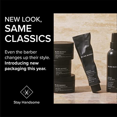 Blind Barber Lemongrass Tea Daily Clarifying Shampoo for Men - Mens Sulfate-Free Hair Thickening Shampoo with Minty Scent - Deep Cleansing + Hair Wash Removes Build-Up (12 Oz)