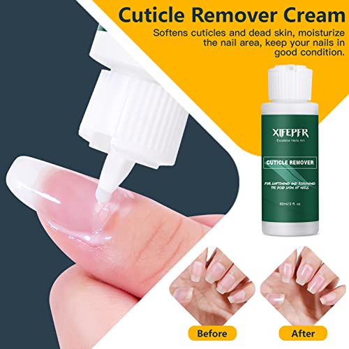 Manicure Set - Cuticle Remover Cream, 19Pcs Nail Clipper Pedicure Kit, Professional Grooming Kit with Black Luxurious Travel Case, Stainless Steel Nail Kit for Men Women, Gifts for Women