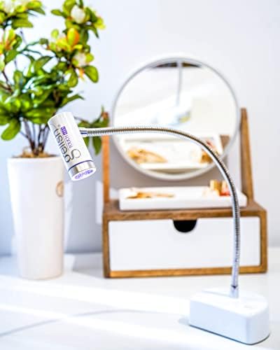 Gelish Touch LED Light – Portable, Rechargeable UV/LED Lamp, Touch Activated, 30-Second Curing for Faster Gel Nail Applications.