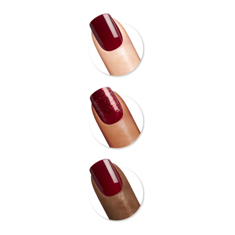Sally Hansen Instant Cuticle Remover | Infrared Press-On Nails Kit – 15 Sec Gel