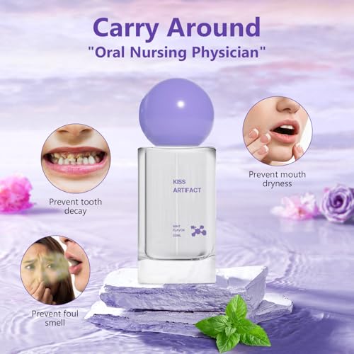 2Pcs Probiotic Oral Spray for Long-Lasting Freshness, Alcohol-Free Oral Spray with Probiotics for Breath Care, Cool Breath Probiotic Spray, Convenient Travel-Sized Breath Spray (20ml/0.68oz)