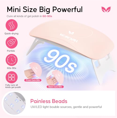 Poly Gel Nail Kit for Beginners: 15 Colors Gel Extension Nail Starter Kit with Slip Solution U V Light for Women Girls at Home DIY