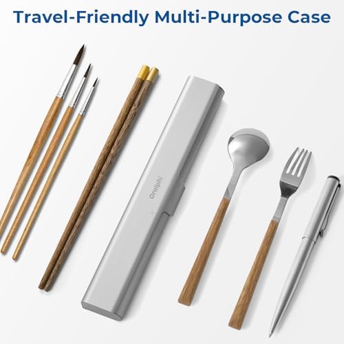 2 Pack Aluminum Toothbrush Travel Case, Portable Travel Toothbrush Holder, Durable Manual Toothbrush Box Container for Traveling, Bathroom, Camping, Business Trip