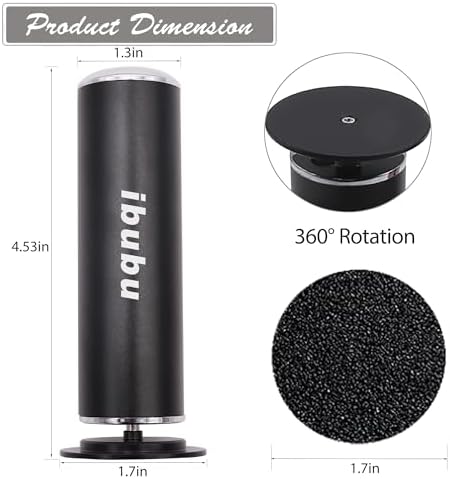 Electric Feet Callus Remover Professional Powerful Foot File Pedicure Grinder Sanders with 60PCS Replacement Sandpaper Discs Heel Scraper for Dead Dry Crack Skin Calluses Speed Adjustable Black