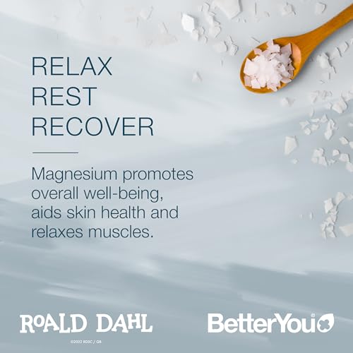 BetterYou Magnesium Sleep Kid’s Bath Flakes - Bath Salts with Popping Candy - Bath Soak with Natural Magnesium - Relaxing Lavender for Sleep - 1.6 lb