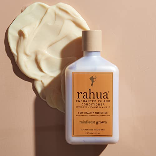 Rahua Enchanted Island Hair Conditioner with Biotin, 9.3 Fl Oz, Supports Strength, Hair Growth & Shine, All Hair Types, Vitamin C, E, A, B6, Coconut Guava Scent, Nourishing Hair Care for Men and Women