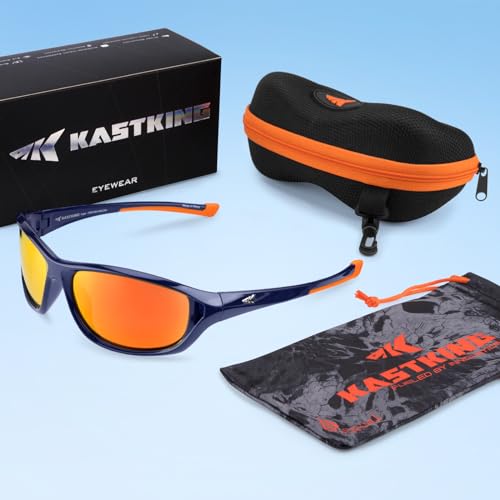 KastKing Dugan Polarized Sport Sunglasses for Men and Women, Ideal for Driving Fishing Cycling Running, UV Protection