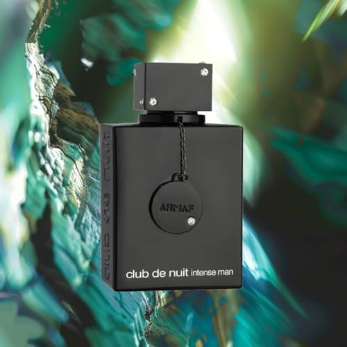 ARMAF Club De Nuit Intense Perfume Oil for Men - Bergamot, Rose, Musk and Vanilla Oil Perfume for Men, Perfumes Arab Para Hombres, Eau de Parfume Spray (18ml, 0.60oz)