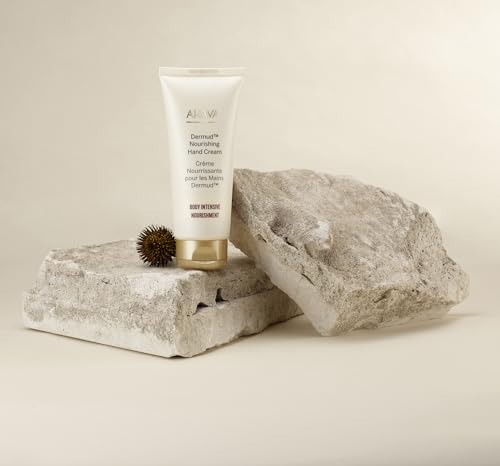 AHAVA Dermud Nourishing Hand Cream - Intensely Hydrates, Soothes, Relieves Dry & Sensitive Hands, Enriched by Dermud Mud Complex, Osmoter, Aloe Vera Leaf, Jojoba Seed Oil, Zinc & Allantoin, 3.4 Fl.Oz